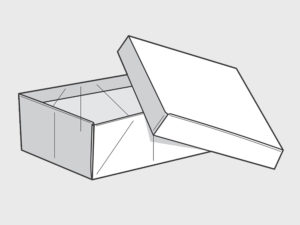 Diagram origami - pudełko